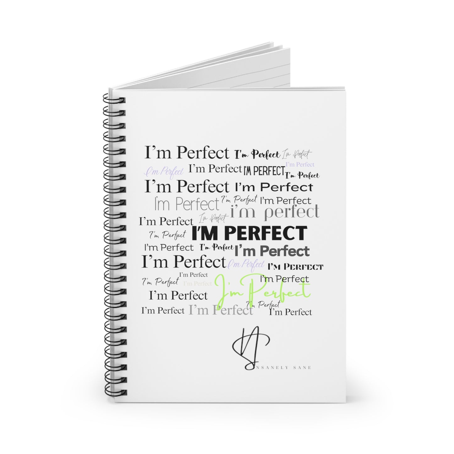 Notebook- I'm Perfect