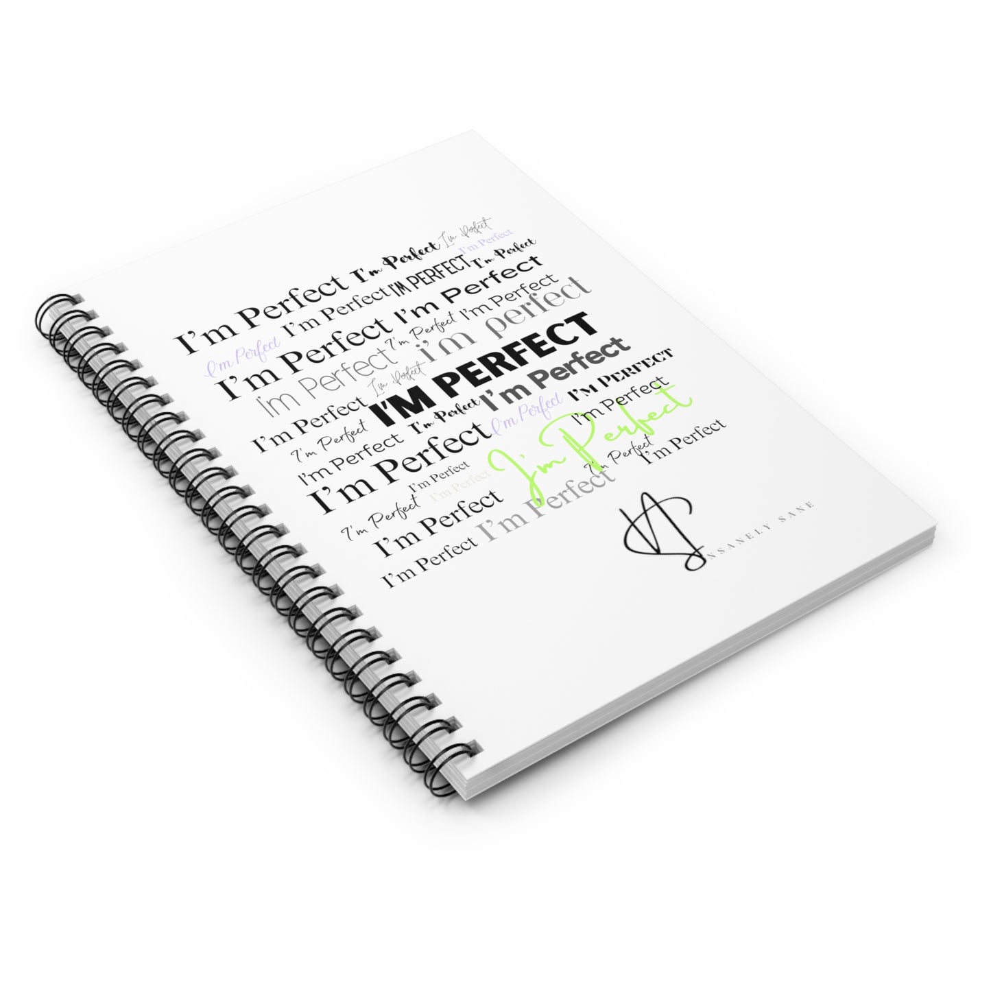 Notebook- I'm Perfect