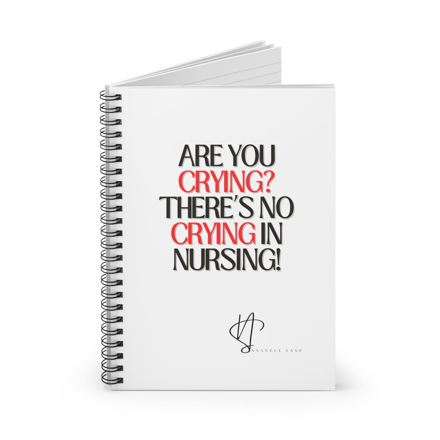 Notebook-No Crying in Nursing