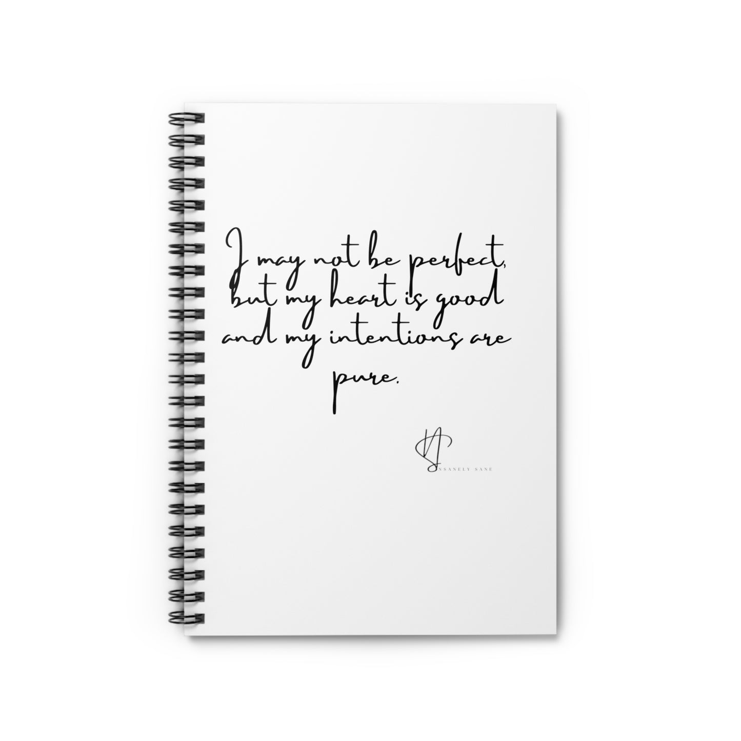 Notebook- Heart is pure