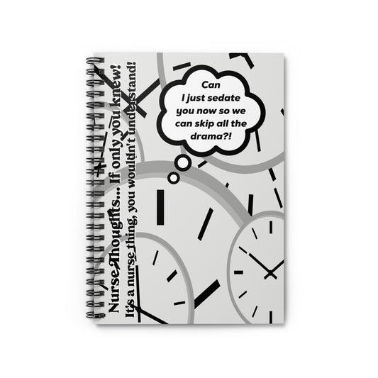 Notebook- Sedate you- Thought Bubble