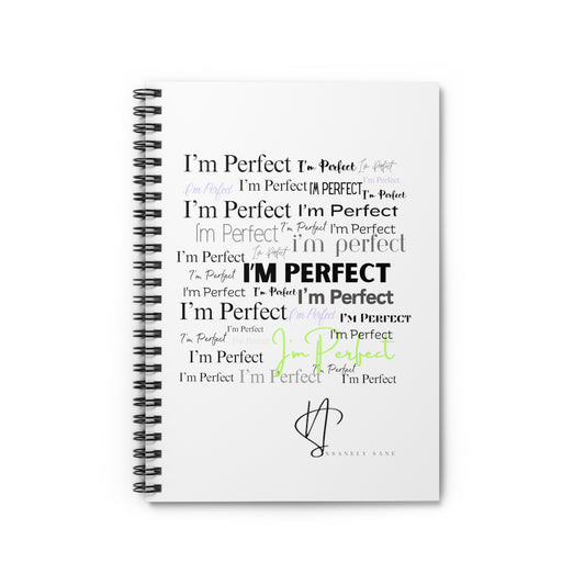 Notebook- I'm Perfect