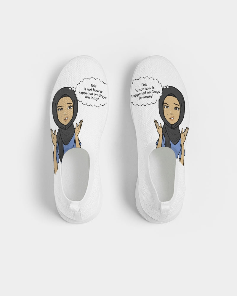 Flyknit Nurse Slip-On Shoes – "This Is Not How It Happened on Grey’s Anatomy"