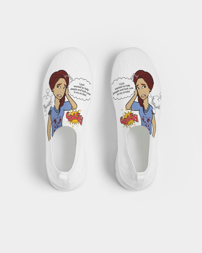 Flyknit Nurse Slip-On Shoes – "I Just Wanted to Look Cute in My Scrubs"